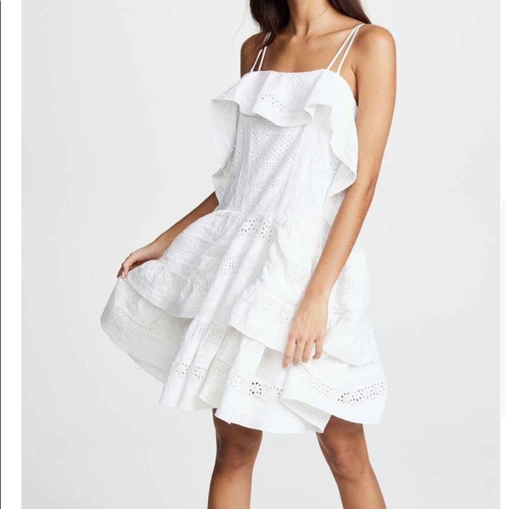 Needle & Thread Deconstructed Broderie Dress- Size Small